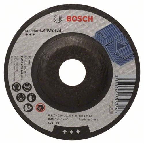 Bosch 2608603181 Standard for Metal csiszolótárcsa 115mm termék fő termékképe