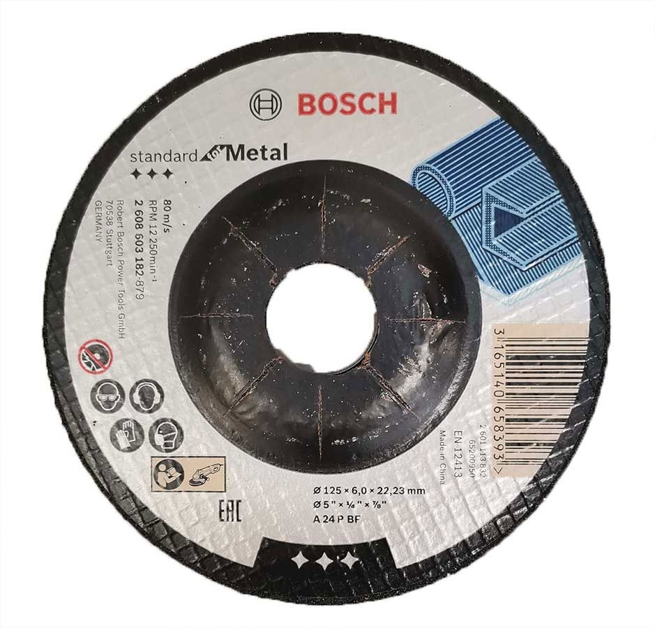 Bosch 2608603182 Standard for Metal csiszolótárcsa 125mm termék fő termékképe