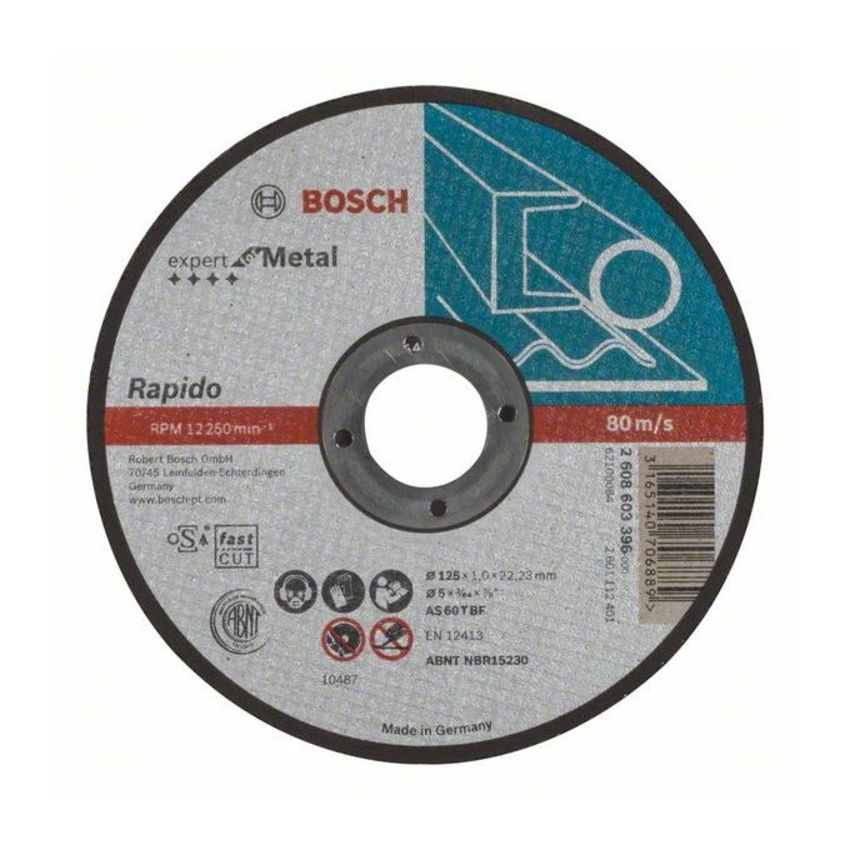 Bosch 2608603396 Expert for Metal Rapido vágótárcsa 125mm termék fő termékképe