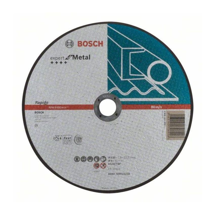Bosch 2608603400 Expert for Metal Rapido vágótárcsa 230mm termék fő termékképe