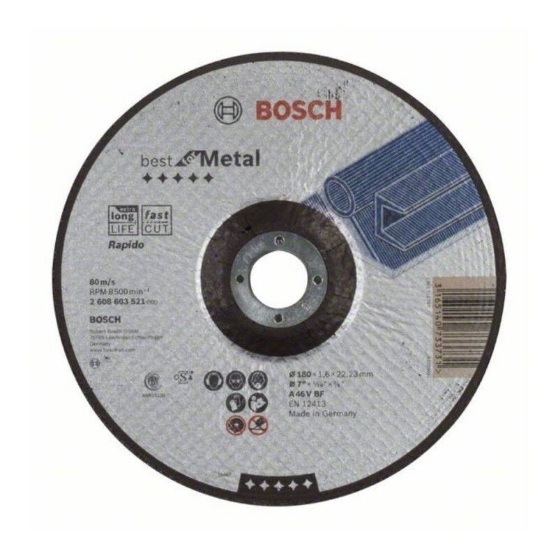 Bosch 2608603521 Best for Metal Rapido vágótárcsa 180mm termék fő termékképe