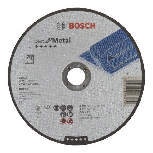 Bosch 2608603528 Best for Metal vágótárcsa 180mm termék fő termékképe