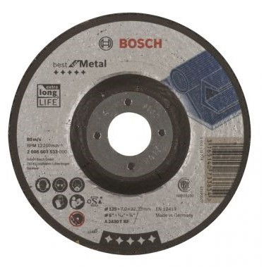 Bosch 2608603533 Best Metal csiszolótárcsa 125mm termék fő termékképe