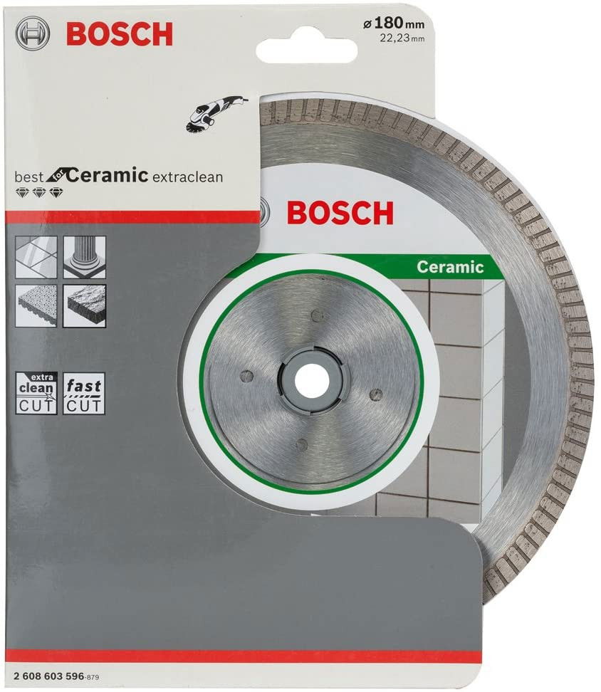 Bosch 2608603596 Best for Ceramic Extra Clean Turbo gyémánt darabolótárcsa 180mm termék fő termékképe