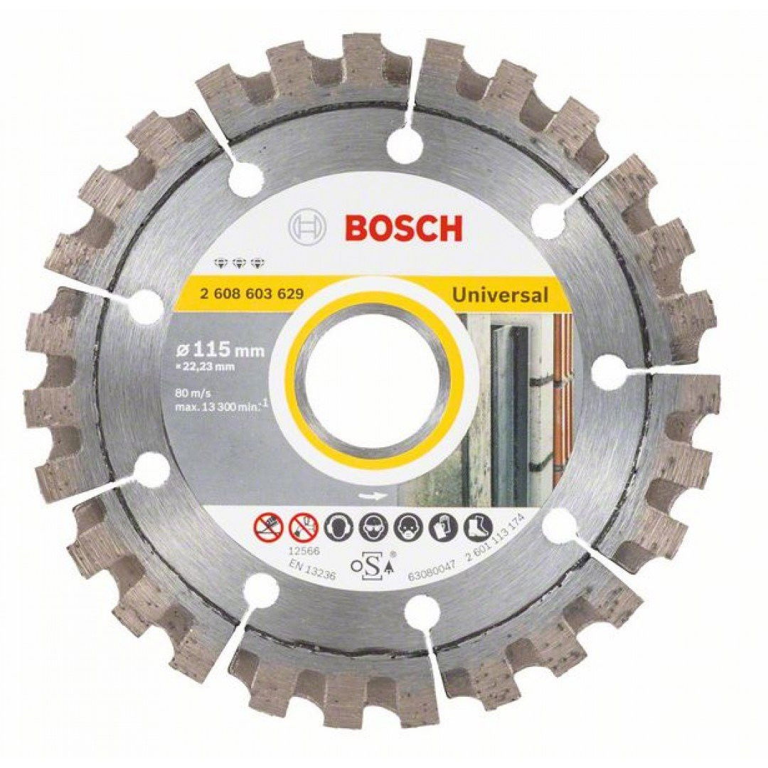 Bosch 2608603629 Best for Universal gyémánt darabolótárcsa 115mm termék fő termékképe