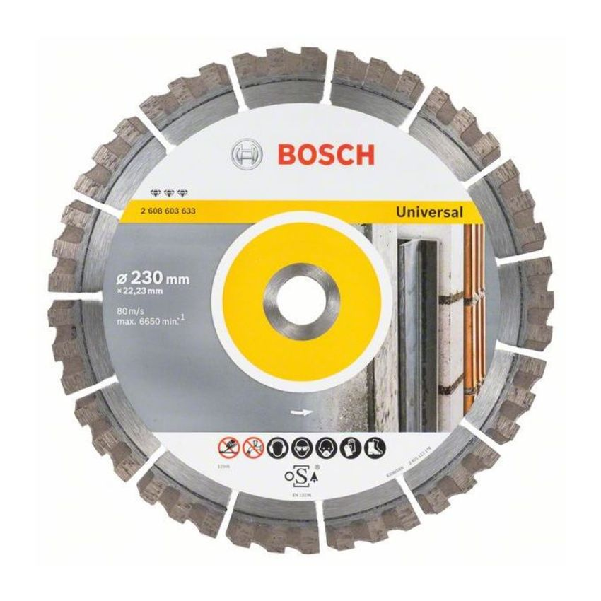 Bosch 2608603633 Best for Universal gyémánt darabolótárcsa 230mm termék fő termékképe