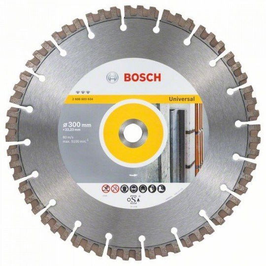 Bosch 2608603634 Best for Universal gyémánt darabolótárcsa 300mm termék fő termékképe