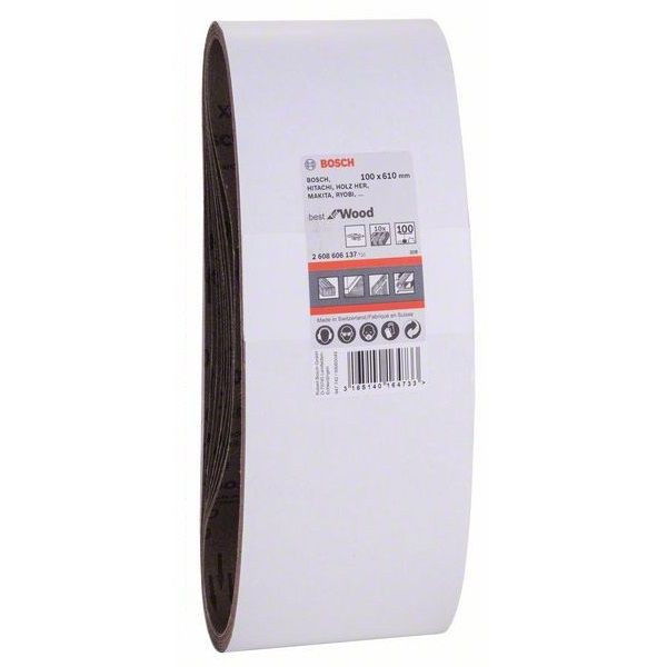 Bosch 2608606137 X440 Best for Wood and Paint csiszolószalag 100x610mm P100 10db-os kiszerelés termék fő termékképe