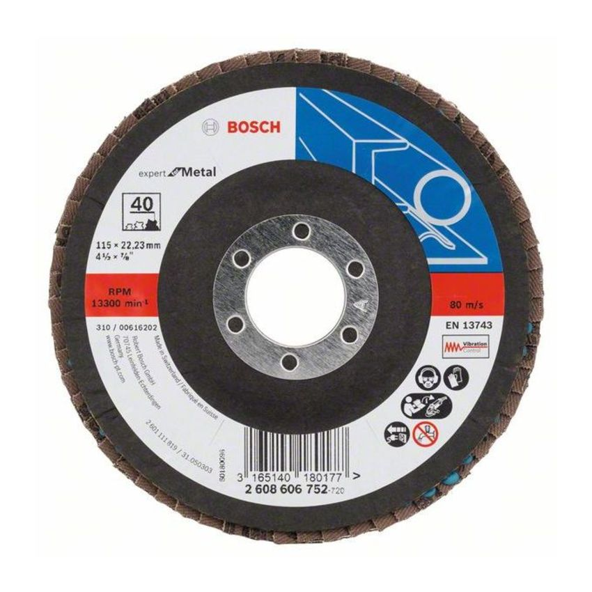 Bosch 2608606752 X551 Expert for Metal legyezőtárcsa fémhez 115mm P40 termék fő termékképe