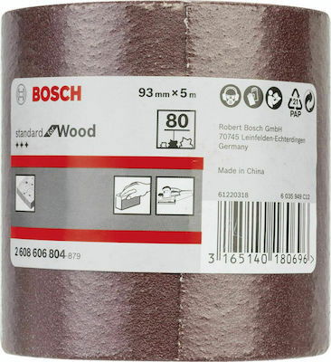 Bosch 2608606804 C410 Standard for Wood and Paint csiszolóanyag tekercs 93x5000m P80 termék fő termékképe