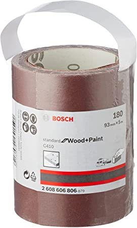 Bosch 2608606806 C410 Standard for Wood and Paint csiszolóanyag tekercs 93x5000m P180 termék fő termékképe