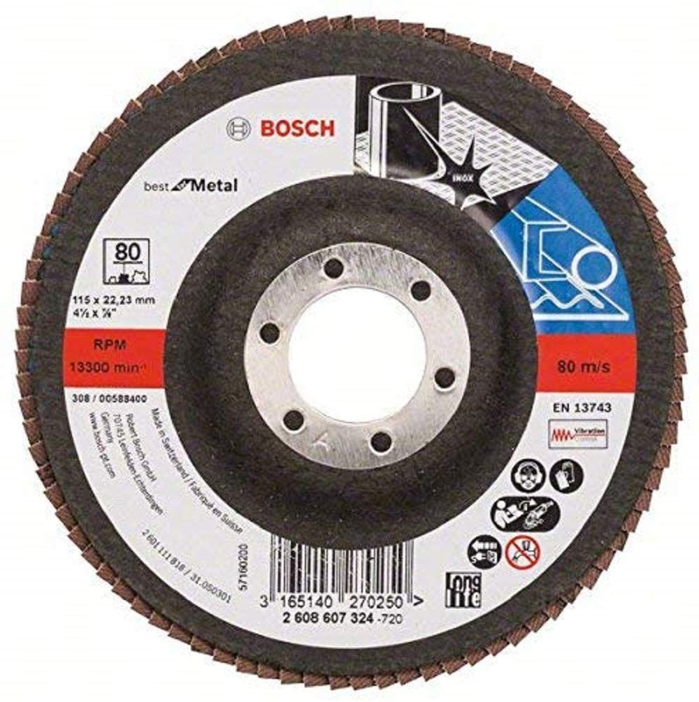 Bosch 2608607324 X571 Best for Metal legyezőtárcsa fémhez 115mm P80 egyenes kivitel termék fő termékképe