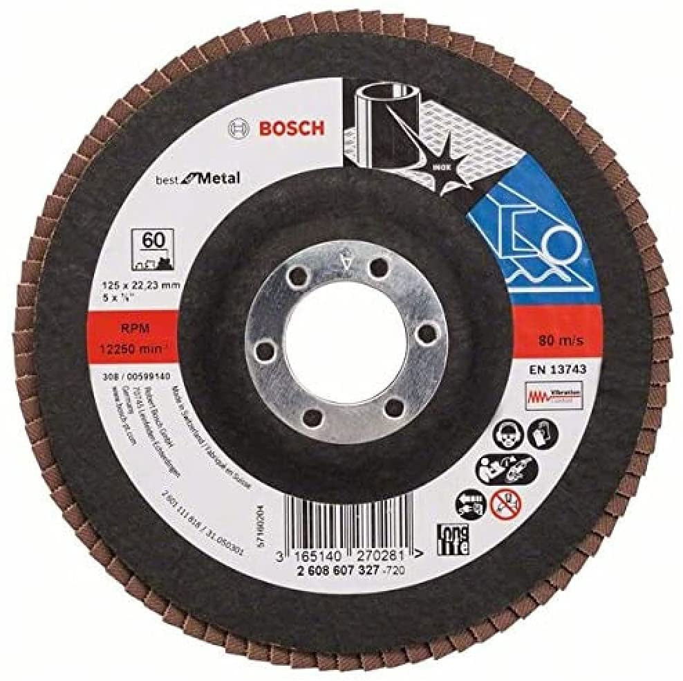 Bosch 2608607327 X571 Best for Metal legyezőtárcsa fémhez 125mm P60 egyenes kivitel termék fő termékképe