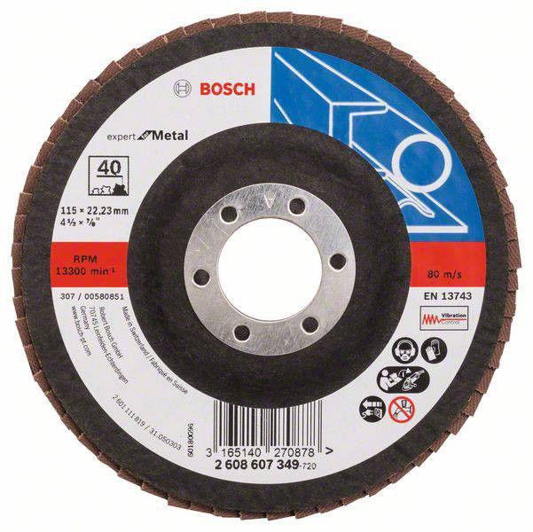Bosch 2608607349 X551 Expert for Metal legyezőtárcsa fémhez 115mm P40 termék fő termékképe