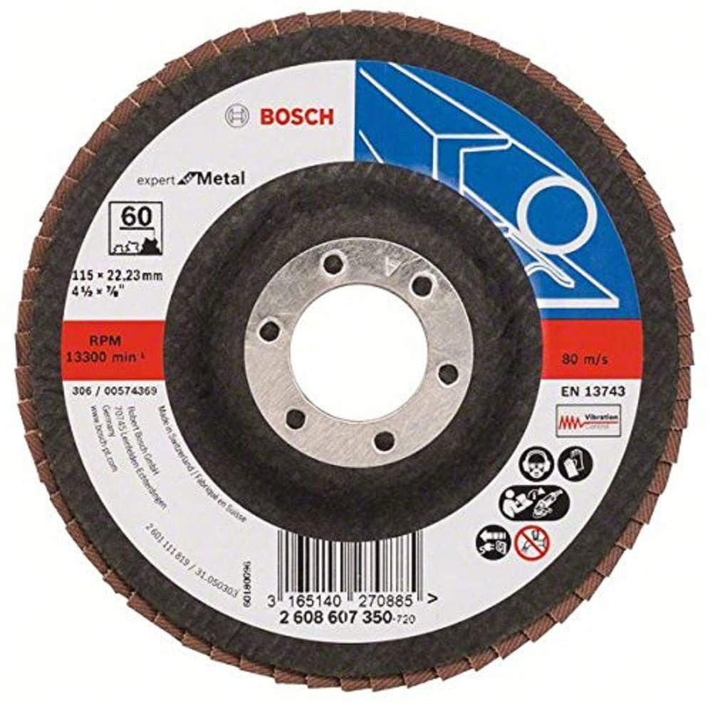 Bosch 2608607350 X551 Expert for Metal legyezőtárcsa fémhez 115mm P60 termék fő termékképe