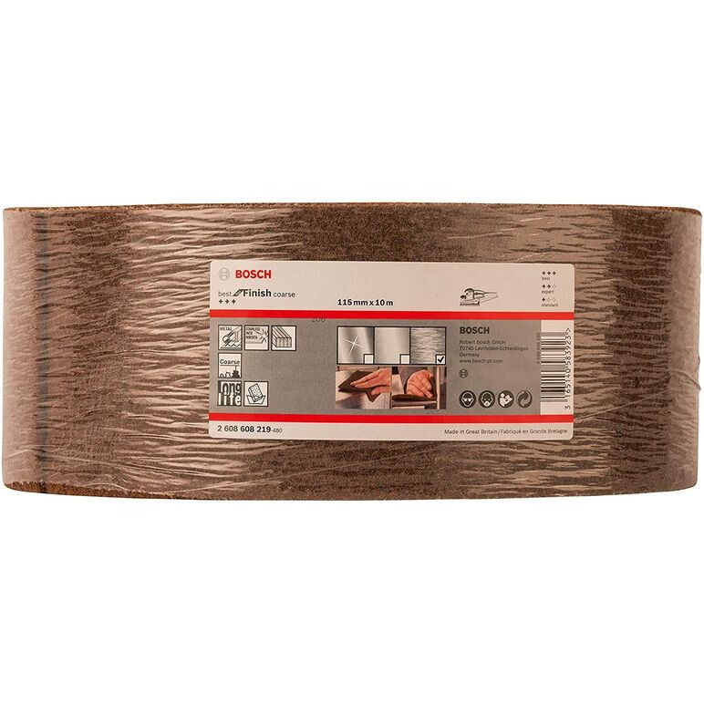 Bosch 2608608219 N476 Bes for Finish Coarse filckorong 115mm 10m durva A barna termék fő termékképe