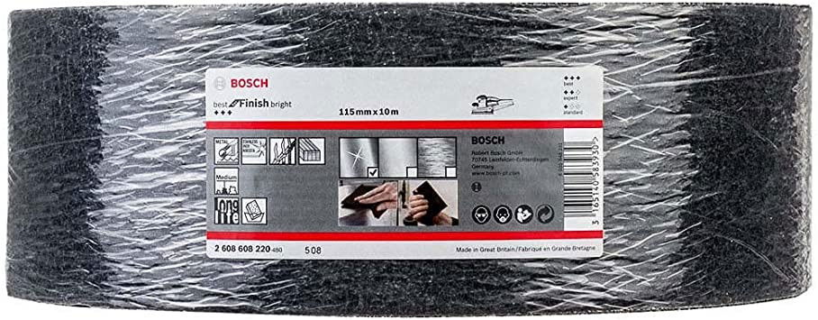 Bosch 2608608220 N476 Best for Finish Coarse filckorong 115mm 10m közepes S fekete termék fő termékképe