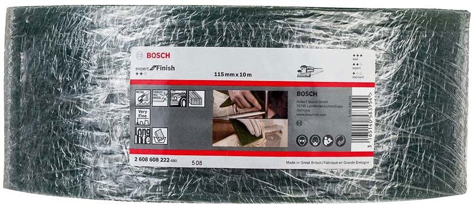 Bosch 2608608222 N476 Best for Finish Coarse filckorong 115mm 10m nagyon finom GP zöld termék fő termékképe