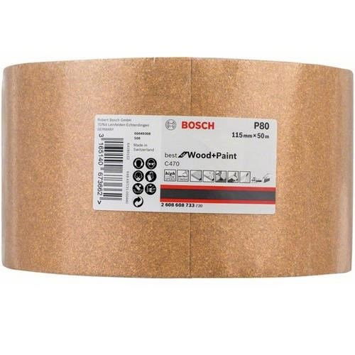 Bosch 2608608733 C470 Best for Wood and Paint 115mm 50m P80 termék fő termékképe