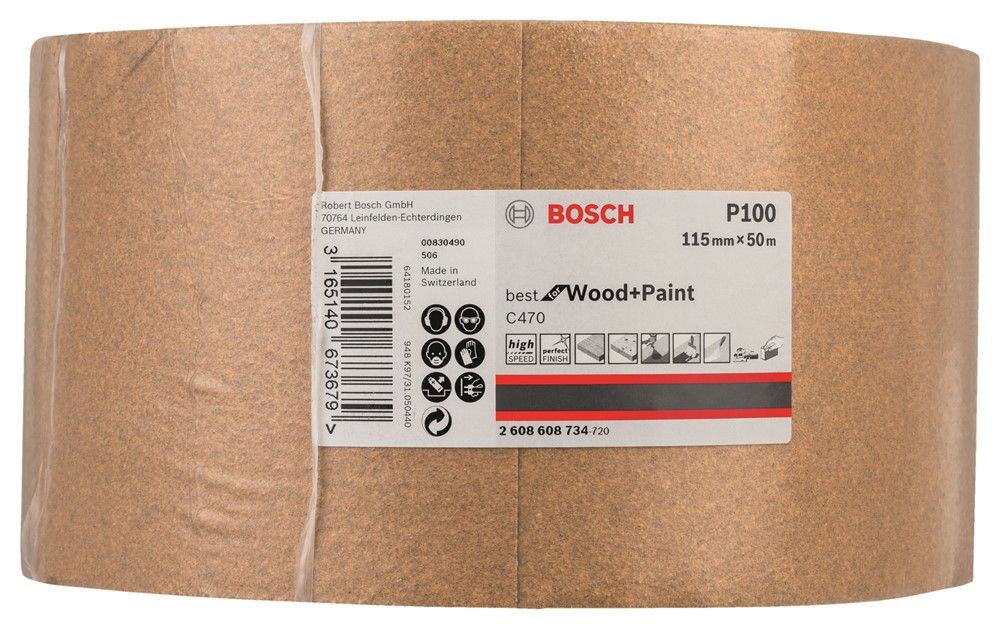 Bosch 2608608734 C470 Best for Wood and Paint 115mm 50m P100 termék fő termékképe
