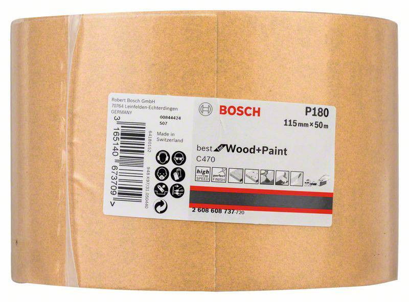 Bosch 2608608737 C470 Best for Wood and Paint 115mm 50m P180 termék fő termékképe