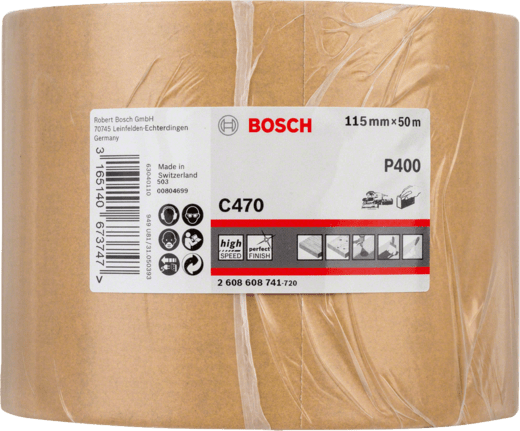 Bosch 2608608741 C470 Best for Wood and Paint 115mm 50m P400 termék fő termékképe