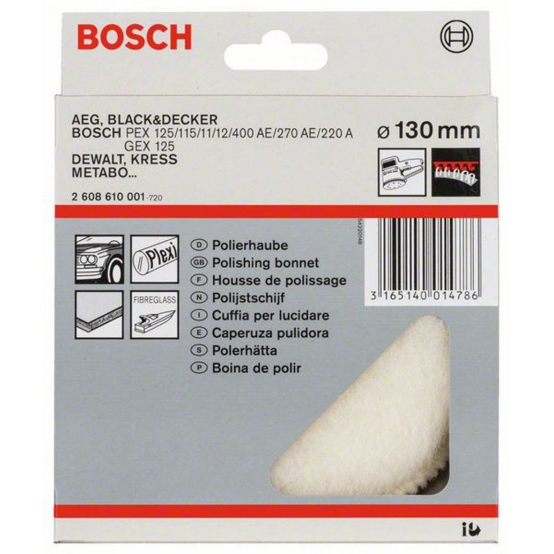 Bosch 2608610001 Báránybőr korong excentercsiszolóhoz 130mm termék fő termékképe