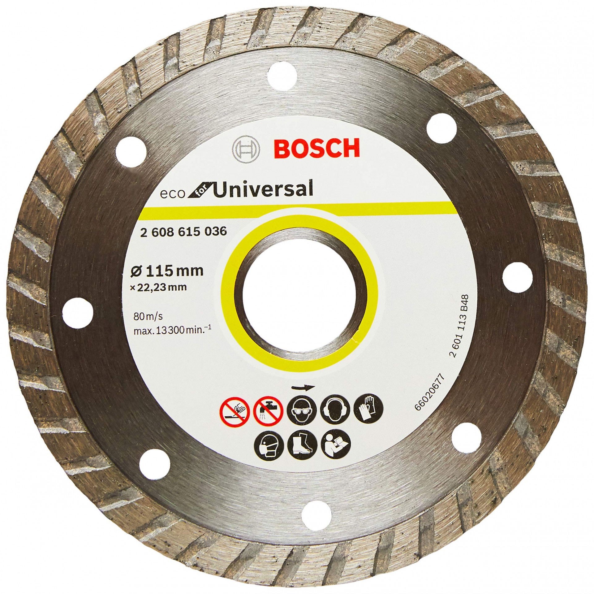 Bosch 2608615036 Eco for Universal Turbo gyémánt vágótárcsa 115mm termék fő termékképe