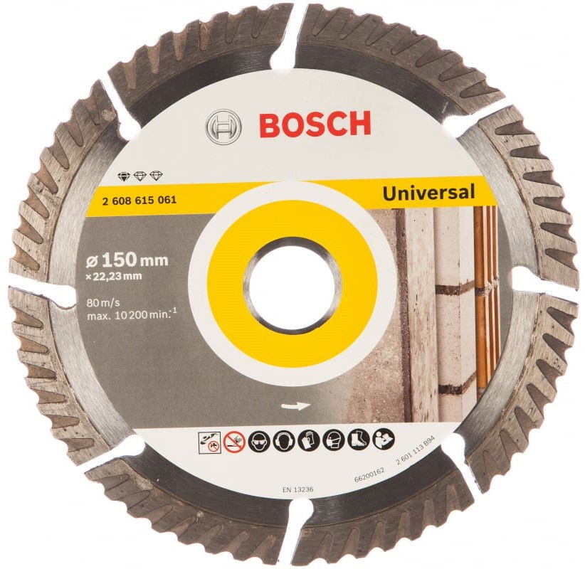Bosch 2608615061 Standard for Universal gyémánt darabolótárcsa 150mm termék fő termékképe