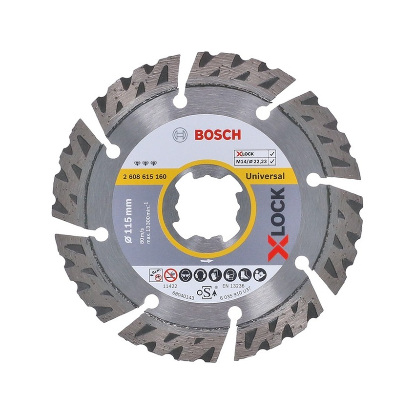 Bosch 2608615160 X-LOCK Best for Universal gyémánt vágótárcsa 115mm termék fő termékképe