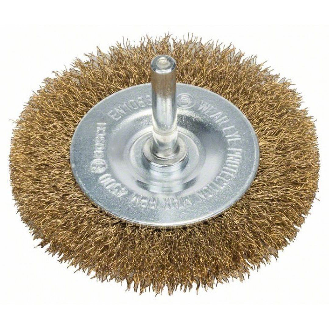 Bosch 2608622009 Drótkefe hullámosított drótból rézbevonattal 75mm 6-os szár termék fő termékképe