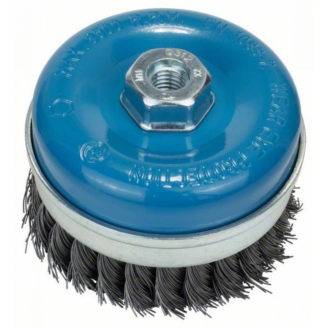 Bosch 2608622010 Heavy for Metal fonott huzalú csészekefe 100mm termék fő termékképe