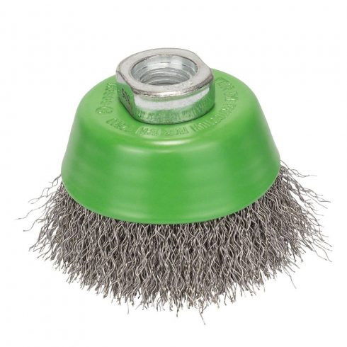 Bosch 2608622061 Clean for Inox hullámosított huzalú csészekefe 65mm termék fő termékképe