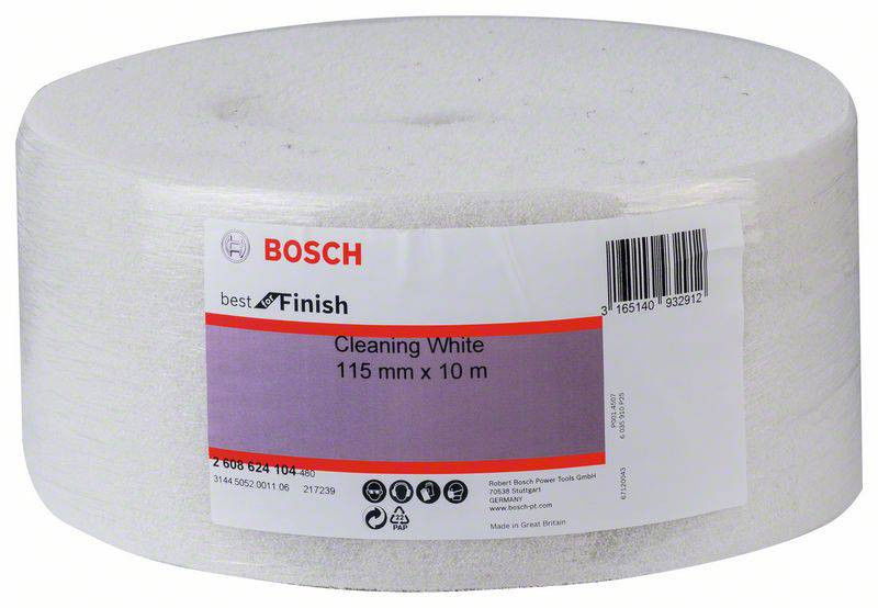 Bosch 2608624104 N476 Best for Finish Coarse filckorong 115mm 10m Tisztítás fehér termék fő termékképe
