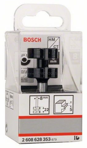 Bosch 2608628353 Standard for Wood eresztékmaró 5mm termék fő termékképe