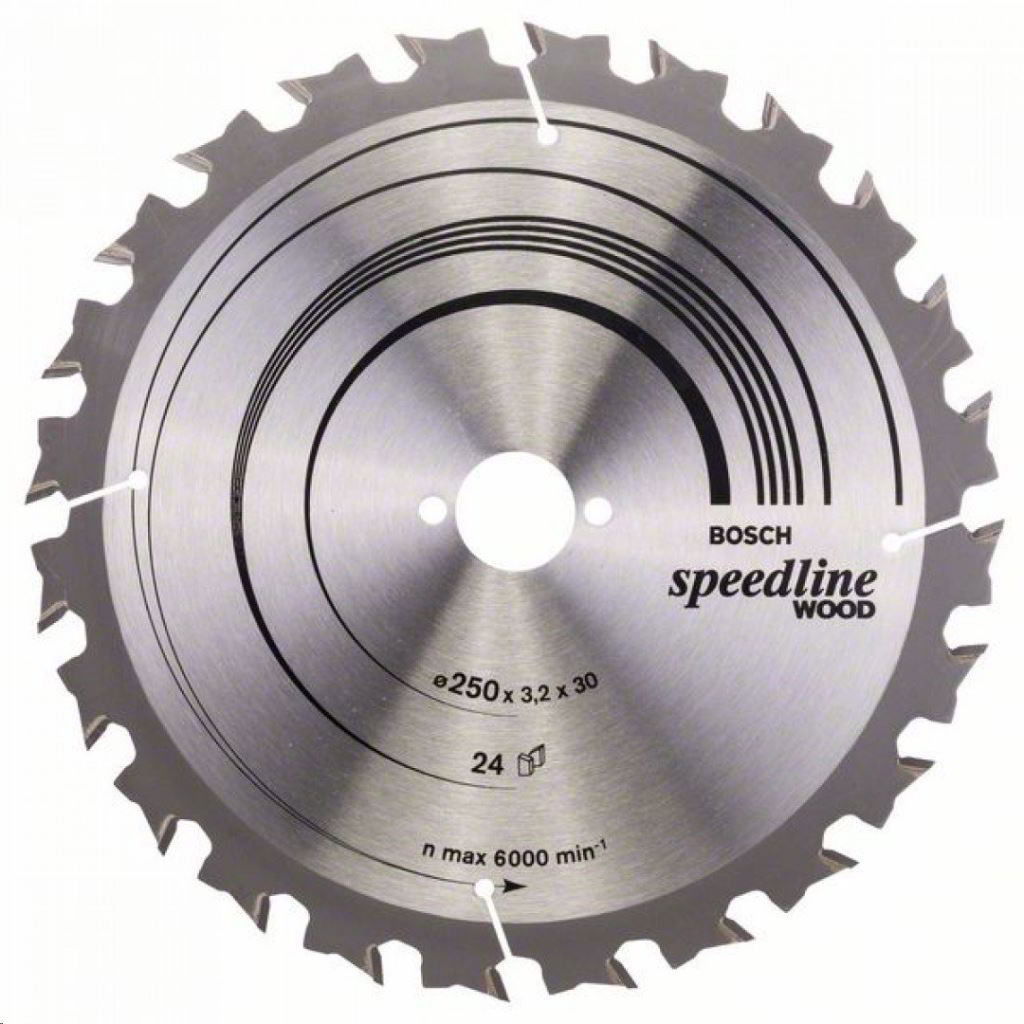 Bosch 268640680 körfűrészlap 250x30mm Z=24 termék fő termékképe