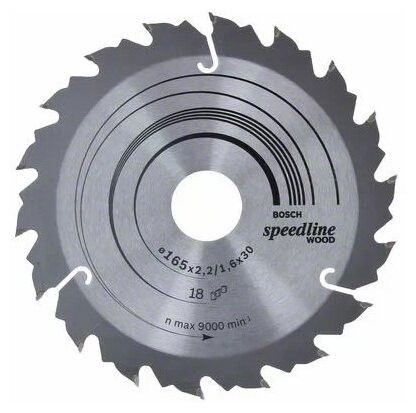 Bosch 268640789 körfűrészlap 165x30mm Z=18 termék fő termékképe