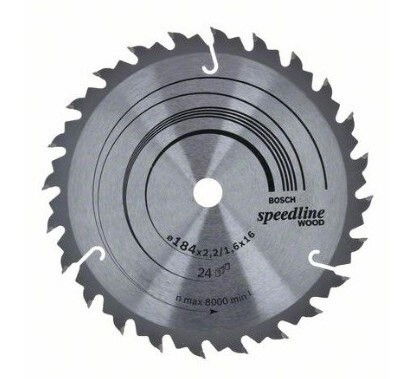 Bosch 268640795 körfűrészlap 184x16mm Z=24 termék fő termékképe