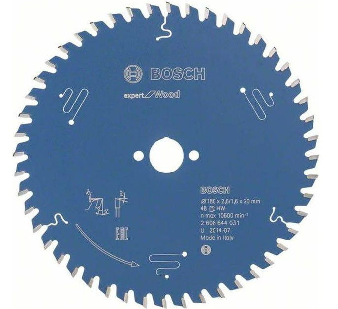 Bosch 2608644031 körfűrészlap 180x20mm Z=48 termék fő termékképe