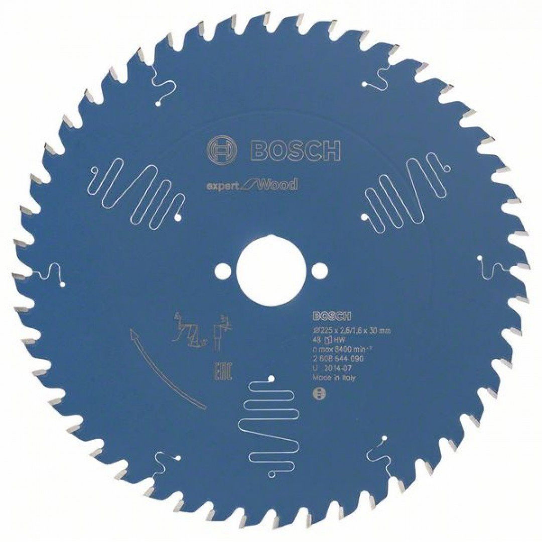 Bosch 2608644090 körfűrészlap 225x30mm Z=48 termék fő termékképe