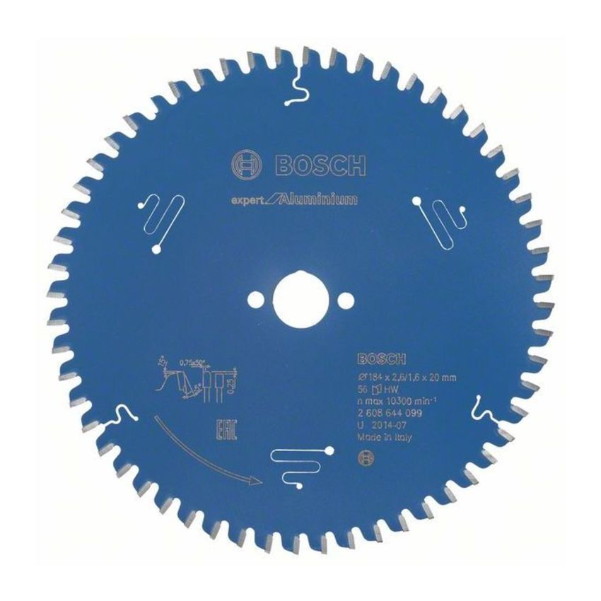Bosch 260644099 körfűrészlap 184x20mm Z=56 termék fő termékképe