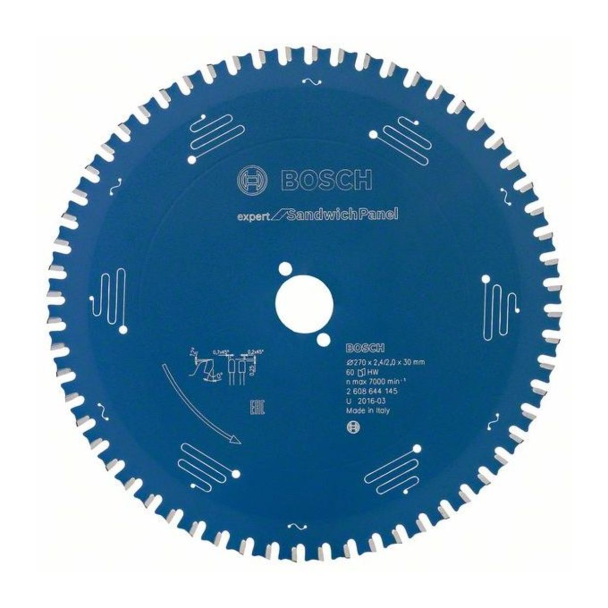 Bosch 2608644145 körfűrészlap 270x30mm Z=60 termék fő termékképe