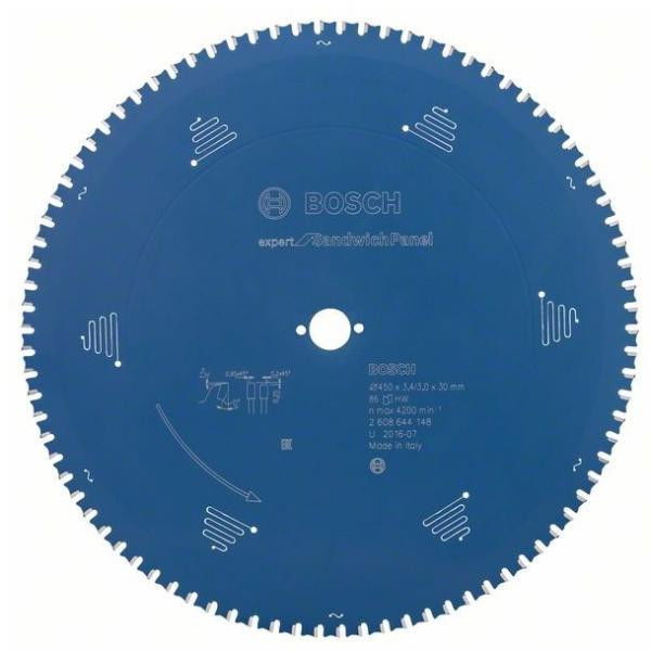 Bosch 2608644148 körfűrészlap 450x30mm Z=86 termék fő termékképe