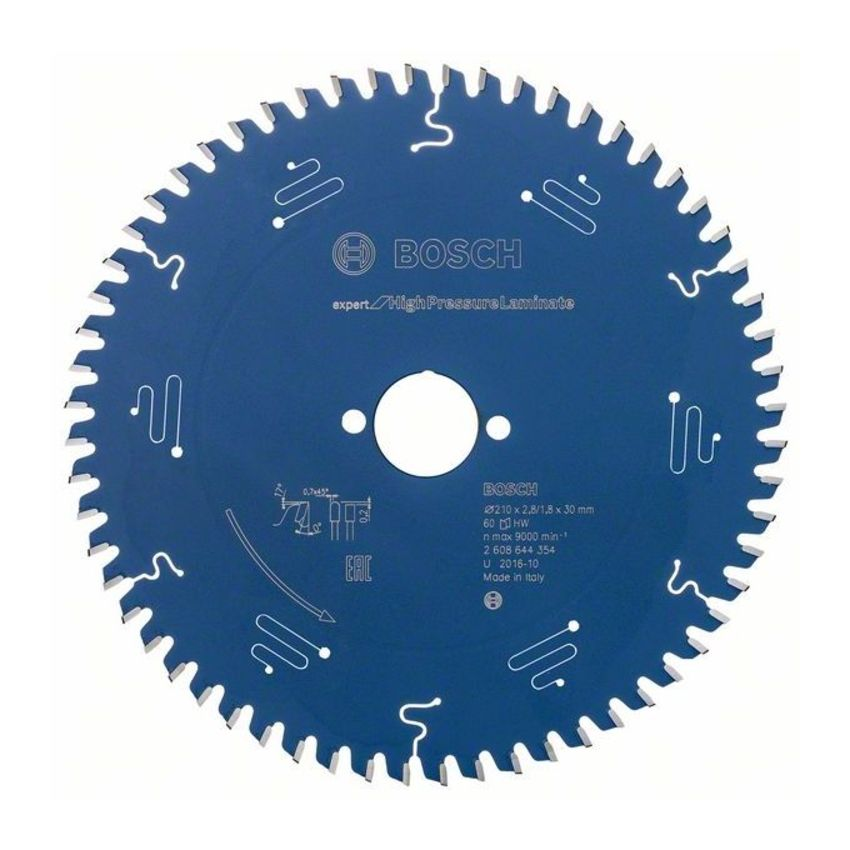 Bosch 2608644354 körfűrészlap 210x30mm Z=60 termék fő termékképe