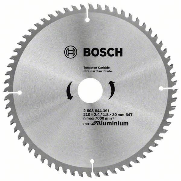 Bosch 2608644391 Eco for Aluminium körfűrészlap 210x30mm Z=64 termék fő termékképe