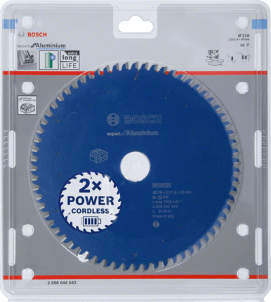 Bosch 2608644543 Expert for Aluminium körfűrészlap 216x30mm Z=66 termék fő termékképe