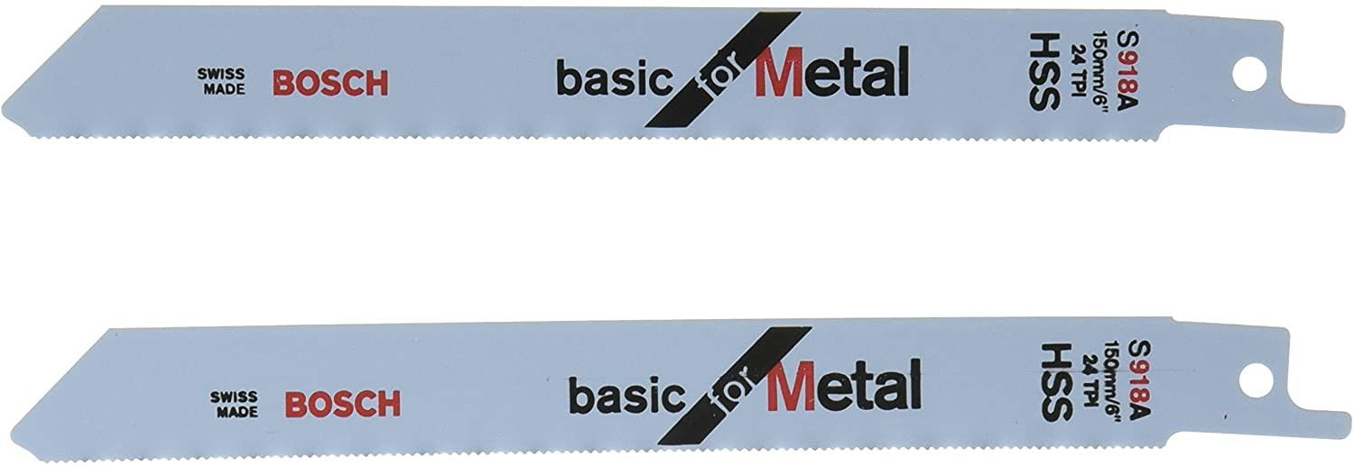 Bosch S 918 AF Basic for Metal szablyafűrészlap 1x150mm 2db-os kiszerelés termék fő termékképe
