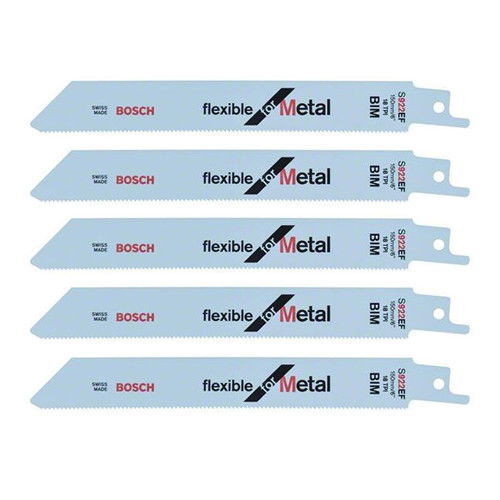 Bosch S 922 EF Flexible for Metal szablyafűrészlap 1,4x150mm 5db-os kiszerelés termék fő termékképe