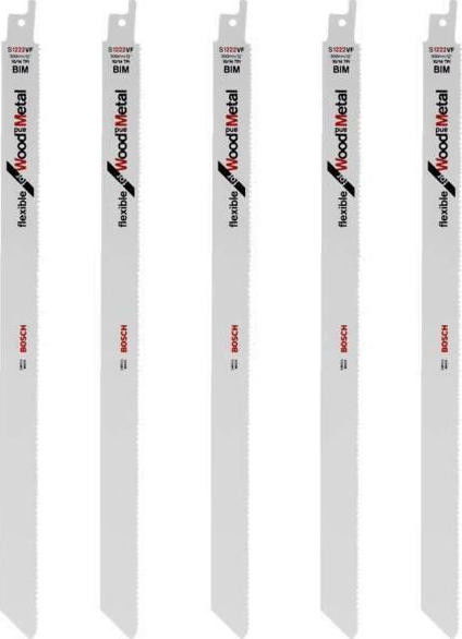 Bosch S 1222 VF Flexible for Wood and Metal szablyafűrészlap 1,8-2,6x300mm 5db-os kiszerelés termék fő termékképe