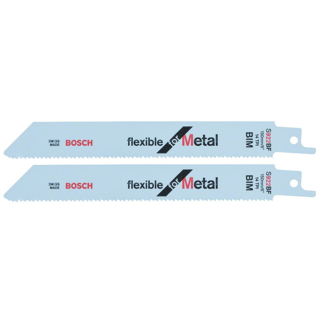 Bosch S 922 BF Flexible for Metal szablyafűrészlap 1,8x150mm 2db-os kiszerelés termék fő termékképe
